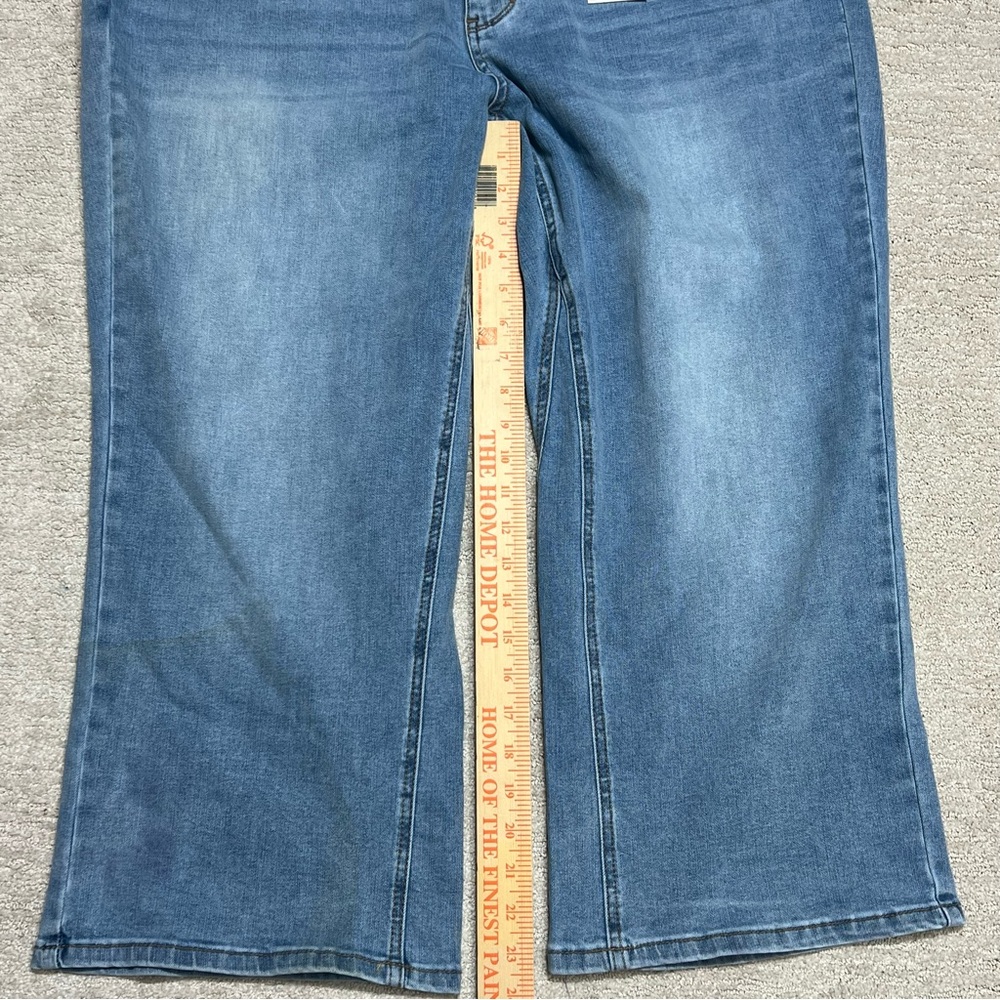 Judy Blue Jeans Womens 20W Wide Leg Crop Capri Stretch Style JB88616 New W/flaw - Picture 10 of 13